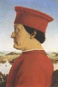 Double portrait fo Federigo da Montefeltro (mk08) Piero della Francesca